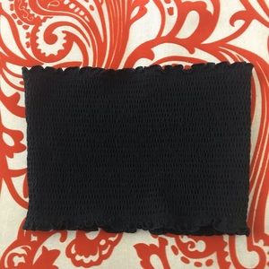 PINK tube top (black)